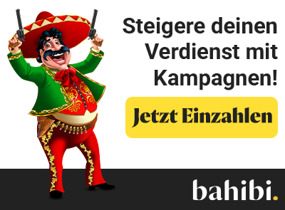 Maskottchen im Sombrero mit Einzahlungsbutton